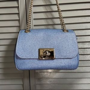 Beautiful blue Coach crossbody/ over the shoulder
